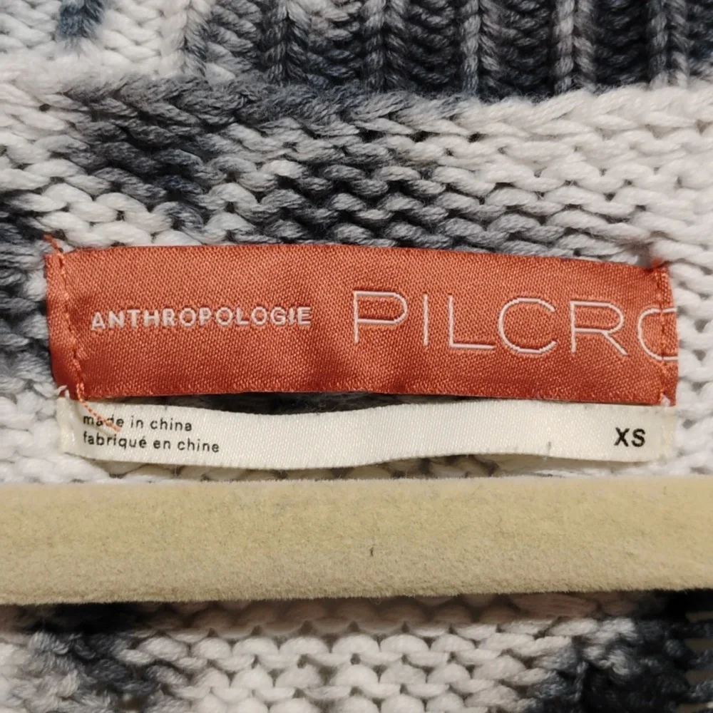 (BX19) SALE! Anthropologie Pilcro Tye Dye Cable Knit Sweater Sz.XS Worn Once